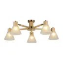 Люстра потолочная Arte lamp Meleph A4096pl-5br 5 ламп 5 м² цвет коричневый