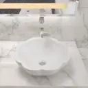 Раковина накладная Ns bath ns bath NST-45000G 45см цвет белый глянец