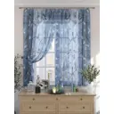 Комплект штор на шторной ленте Comfy Way Ланвимас 150x180 см цвет синий