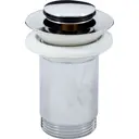 Донный клапан для раковины Ravslezak MD0483 11 см ø32 клик-клак цвет хром
