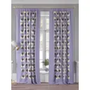 Комплект штор на ленте велюр Helga Морикорн 150x260 см цвет фиолетовый HH958501