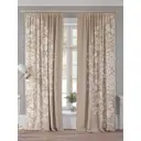 Комплект штор на ленте велюр Helga Монкорс 150x260 см цвет бежевый HH958543