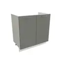 Напольный шкаф Сурская Мебель Валерия 80x81.60x47.40 см МДФ цвет белый/монблан