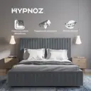 Кровать с подъемным механизмом Hypnoz Salamanca 212x47x216 см ДСП цвет темно-серый