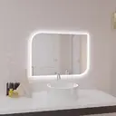 Зеркало для ванной Santrek home Монреаль 79474 с подсветкой 80x60см