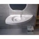 Раковина напольная NS BATH NSS-1153M 118x18x30 цвет белый матовый