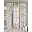 Комплект штор на ленте At Home Морсио 150x260 см габардин цвет синий/голубой AA958139