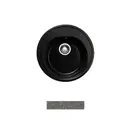 Мойка для кухни врезная Granicom G-001 круглая 50.2x50.2 см глубина чаши 20.5 см круглая искусственный камень цвет серый