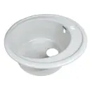 Мойка для кухни врезная Granicom G-001 50.2x50.2 см круглая глубина чаши 20.5 см круглая искусственный камень цвет бежевый