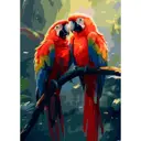 Картина по номерам Cristyle Попугаи Ара 40x50см