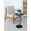 Журнальный столик круглый Callisto Mobili 40x40x56 см цвет черный