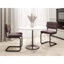 Стул Правила мебели Леон 46x85x52 см велюр цвет коричневый