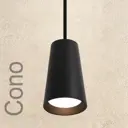 Светильник подвесной Wolta Cono Wsl-gu10/p11bl 1 лампа 3 м² цвет черный