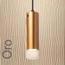 Светильник подвесной Wolta Oro Wsl-gu10/p07g 1 лампа 3 м² цвет золотой