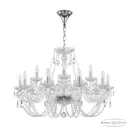 Люстра подвесная Bohemia ivele crystal 73192 15 ламп 30 м² цвет никель