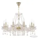 Люстра подвесная Bohemia ivele crystal 75144 10 ламп 20 м² цвет золото