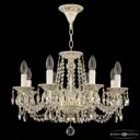 Люстра подвесная Bohemia ivele crystal 170060 8 ламп 16 м² цвет золото