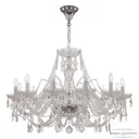 Люстра подвесная Bohemia ivele crystal 61642 12 ламп 24 м² цвет никель