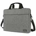 Сумка портфель HEIKKI Perspective 40x29x7 см с отделением для ноутбука полиэстер цвет серый
