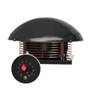 Вентилятор крышный Dospel WD II 200 BLDC D300x300 мм 1500 м³/ч с потенциометром цвет черный/золотистый