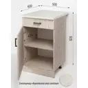 Напольный шкаф Regent Style Кухонный модуль напольный 50x82.80x60 см фасад бежевый ЛДСП каркас бежевый ЛДСП