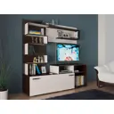Модульная стенка BTS Евро 166x182x44 см ЛДСП цвет бежевый/венге