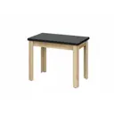 Стол прямоугольный Furniture integration Серия 2 Берген 98x98 см ЛДСП цвет черный матовый/дуб делано