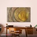 Картина без обрамления Postermarket "Абстракция Золото" 105x70 см