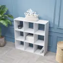 Стеллаж Velardy Cubic Line 102.4x102.4x32 см ЛДСП цвет белый матовый