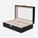 Декоративная шкатулка Clox W74 20.50x8.50 см цвет черный