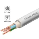 Кабель Севкабель NYM нг-LS 3x1.5 10 м