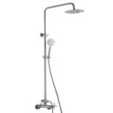 Душевая система FMARK FS8435 Двухвентильный смеситель цвет сатин
