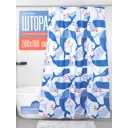 Шторка для ванной комнаты FORA FOR-PH-KIT 200x180см цвет разноцветный