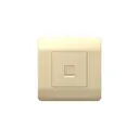 Розетка компьютерная встраиваемая Chint New3-E 431416 RJ45 цвет шампань