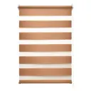 Рулонная штора день/ночь Лентабел Сандра 48x160 см цвет светло-коричневый