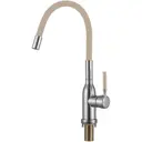 Смеситель для кухни Savol S-2804A12 гибкий излив 20 см цвет хром