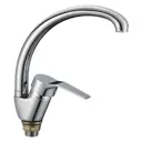 Смеситель для кухни Fmark FM4163 поворотный излив 19.8 см цвет хром
