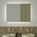 Зеркало для ванной Defesto Glow DF 2507SH с подсветкой 80x60см