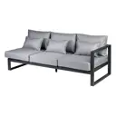 Диван садовый Callisto giardino G401.8Е10 Лагуна 80 см x 80 см x 60 см алюминий серый/серебристый