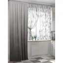 Комплект штор на ленте Helga Пиневис вуаль 260x150 см цвет белый HH524035
