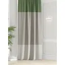 Штора на ленте Helga Ригронс блэкаут 150x280 см цвет серый/зеленый HH965396