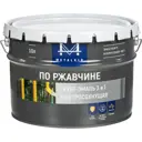 Грунт-эмаль по ржавчине 3 в 1 Metalkid RAL 5005 глянцевый цвет синяя10 л