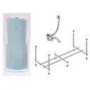 Прямоугольная ванна TIMO HELLA1575-KT15-SPV1505 акрил 150x75см