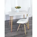 Стол прямоугольный Card&loft 90x90 см ЛДСП цвет серый бетон/бук