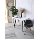 Стол Card&loft прямоугольный 90x90 см ЛДСП цвет белый/черный