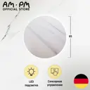 Зеркало для ванной Am.pm Brava M88MOX40651S с подсветкой 65x65см
