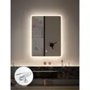 Зеркало для ванной Alfa mirrors Сенсорное управление Di-68Vd с подсветкой 60x80см