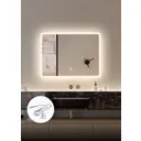 Зеркало для ванной Alfa mirrors Сенсорное управление Di-86Vd с подсветкой 80x60см