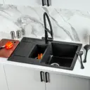 Мойка для кухни из искусственного камня Wisent MWQ780-25 оникс 770x505