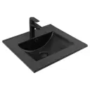 Раковина AQUANET Flat 00329252 50 см цвет черный